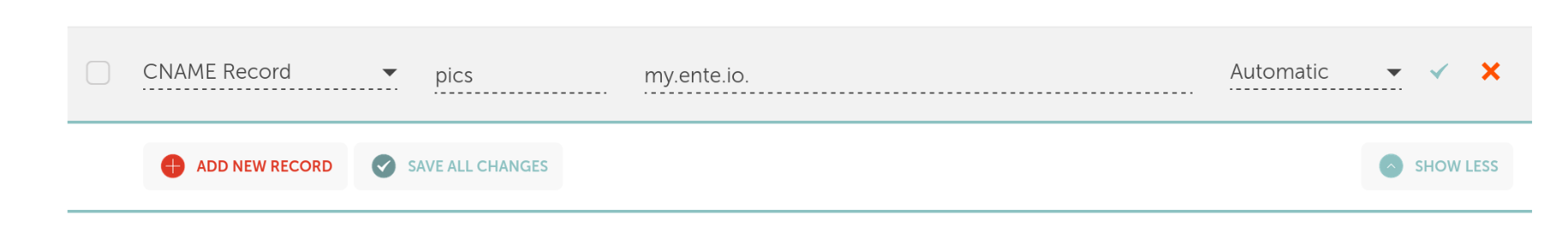 Adding a CNAME for custom domain in Namecheap